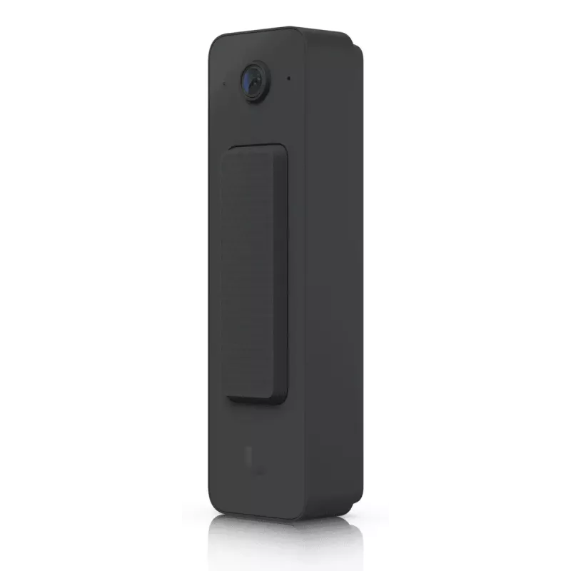 Vaizdo skambutis UBIQUITI Doorbell Lite Black – laidinis PoE, 5 MP, 2560×1920, IPX5, metalinis ir polikarbonatinis korpusas