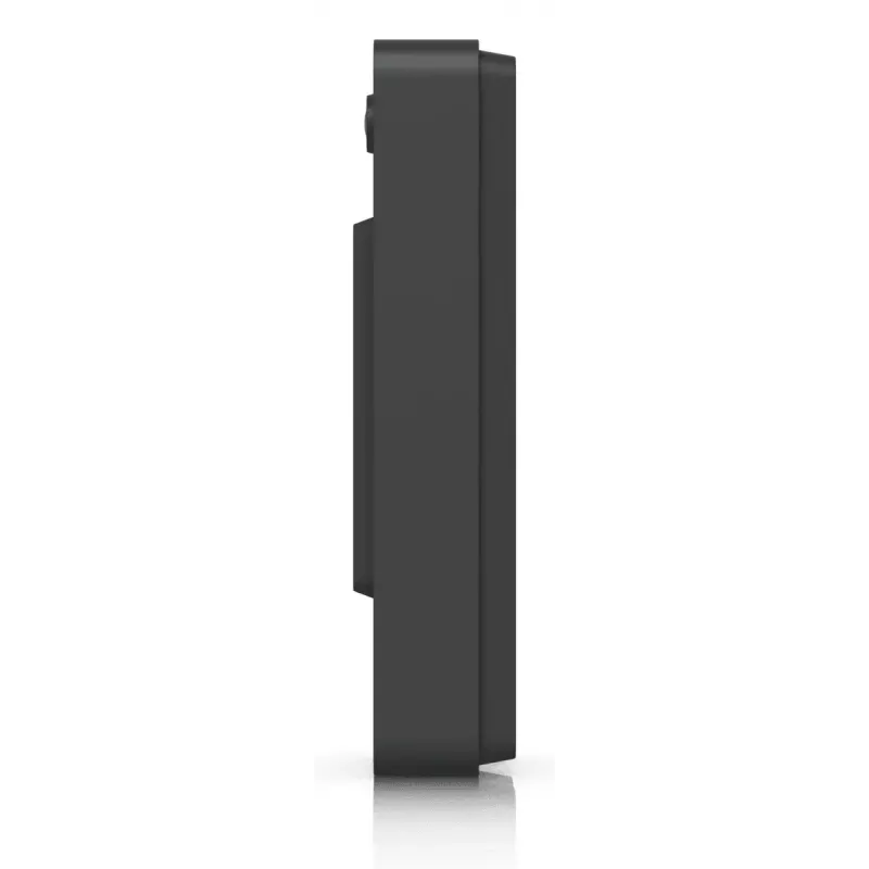 Vaizdo skambutis UBIQUITI Doorbell Lite Black – laidinis PoE, 5 MP, 2560×1920, IPX5, metalinis ir polikarbonatinis korpusas