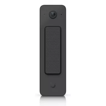 Vaizdo skambutis UBIQUITI Doorbell Lite Black – laidinis PoE, 5 MP, 2560×1920, IPX5, metalinis ir polikarbonatinis korpusas