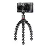 Tripod JOBY GorillaPod 500 skirtas veiksmo kameroms, 3 kojos, maks. apkrova 0,5 kg, juoda/pilka