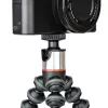 Tripod JOBY GorillaPod 500 skirtas veiksmo kameroms, 3 kojos, maks. apkrova 0,5 kg, juoda/pilka