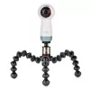 Tripod JOBY GorillaPod 500 skirtas veiksmo kameroms, 3 kojos, maks. apkrova 0,5 kg, juoda/pilka