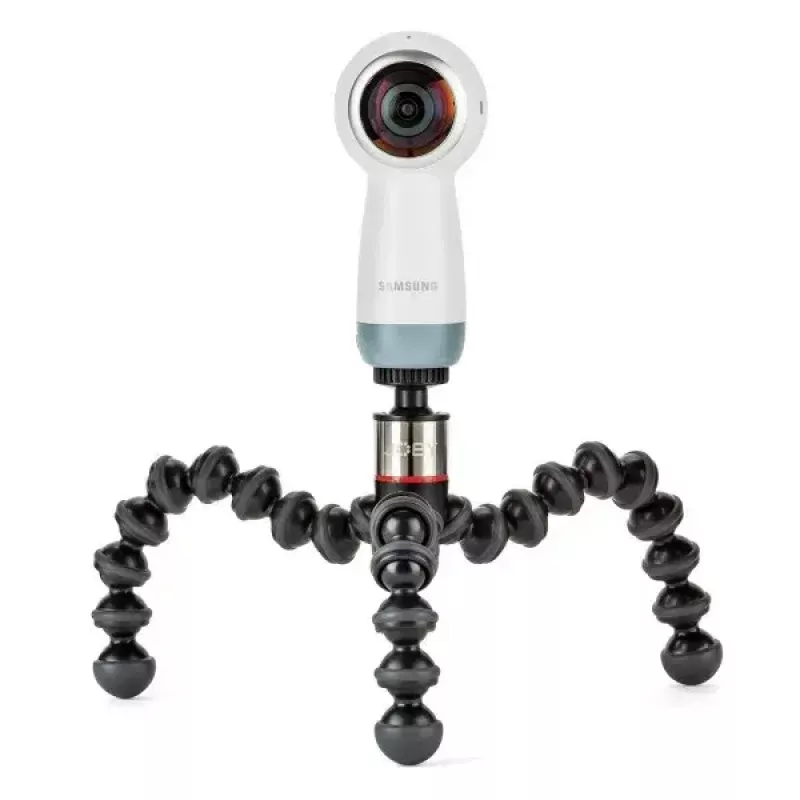 Tripod JOBY GorillaPod 500 skirtas veiksmo kameroms, 3 kojos, maks. apkrova 0,5 kg, juoda/pilka