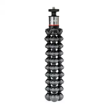Tripod JOBY GorillaPod 500 skirtas veiksmo kameroms, 3 kojos, maks. apkrova 0,5 kg, juoda/pilka