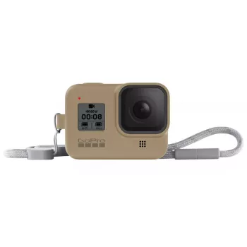 GoPro HERO8 Black silikoninis dėklas su dirželiu Sand