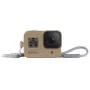 GoPro HERO8 Black silikoninis dėklas su dirželiu Sand