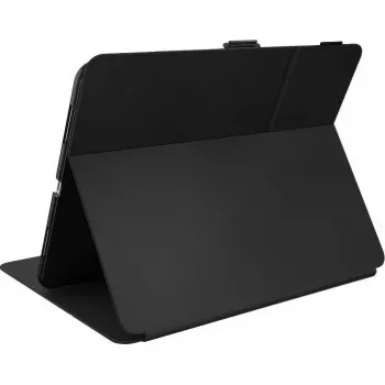 Speck Balance dėklas su folio iPad Pro 13 M4 2024 — juodas, magnetinis dangtelis, stovo funkcija