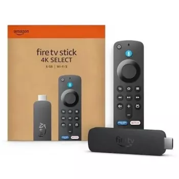 Amazon Fire TV Stick 4K SELECT srautinio turinio grotuvas – 8 GB, juodas