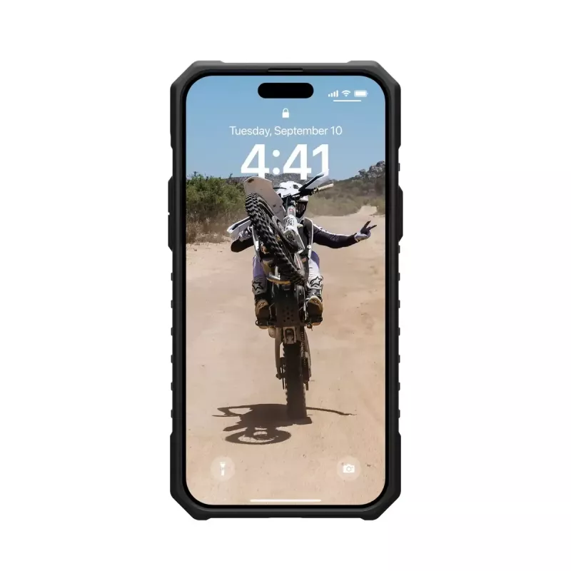 Dėklas Urban Armor Gear Pathfinder iPhone 15 Plus 17 cm Juodas Skaidrus