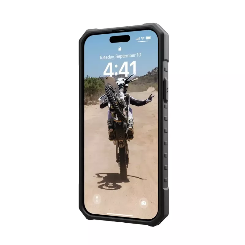 Dėklas Urban Armor Gear Pathfinder iPhone 15 Plus 17 cm Juodas Skaidrus