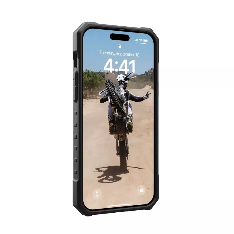 Dėklas Urban Armor Gear Pathfinder iPhone 15 Plus 17 cm Juodas Skaidrus
