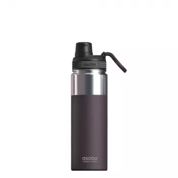 Termosas ASOBU Alpine Flask Hiking 530 ml nerūdijantis plienas bordo spalvos
