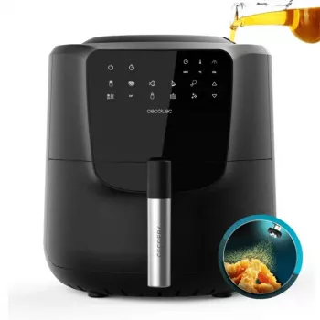 Gruzdintuvė be riebalų Cecotec 03300 5.5 L 1550 W Juoda