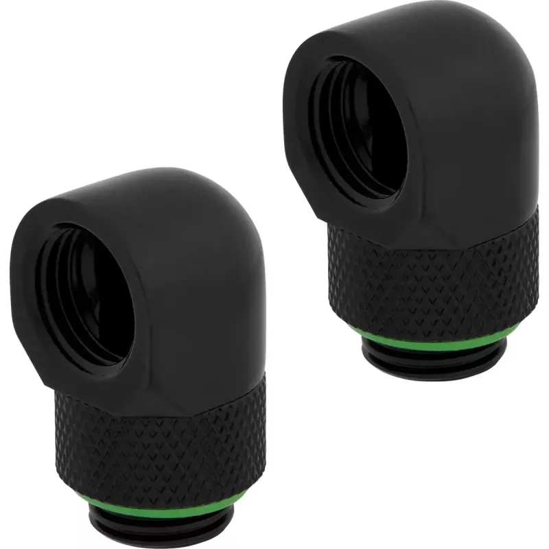 Corsair CX-9055009-WW Žalvarinis 90° Sukamasis Adapteris Juodas