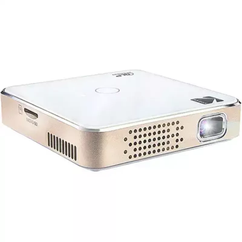Projektorius Kodak Luma 150 Wi‑Fi White‑Gold, nešiojamas LED piko projektorius su belaidžiu ryšiu