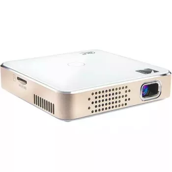 Projektorius Kodak Luma 150 Wi‑Fi White‑Gold, nešiojamas LED piko projektorius su belaidžiu ryšiu