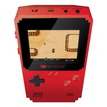 Žaidimų pultelis dreamGEAR PIXEL CLASSIC Red – skaitmeninis valdiklis, Micro-USB, AAA baterijos