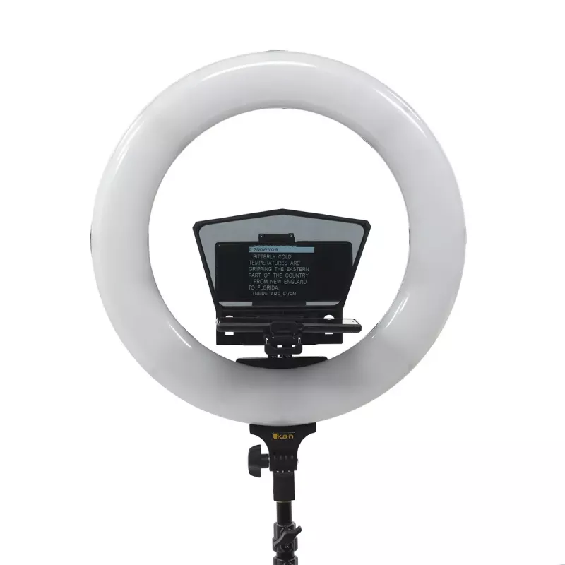 Teleprompteris su žiedine šviesa Ikan HomeStream HS-PROMPTER-RL