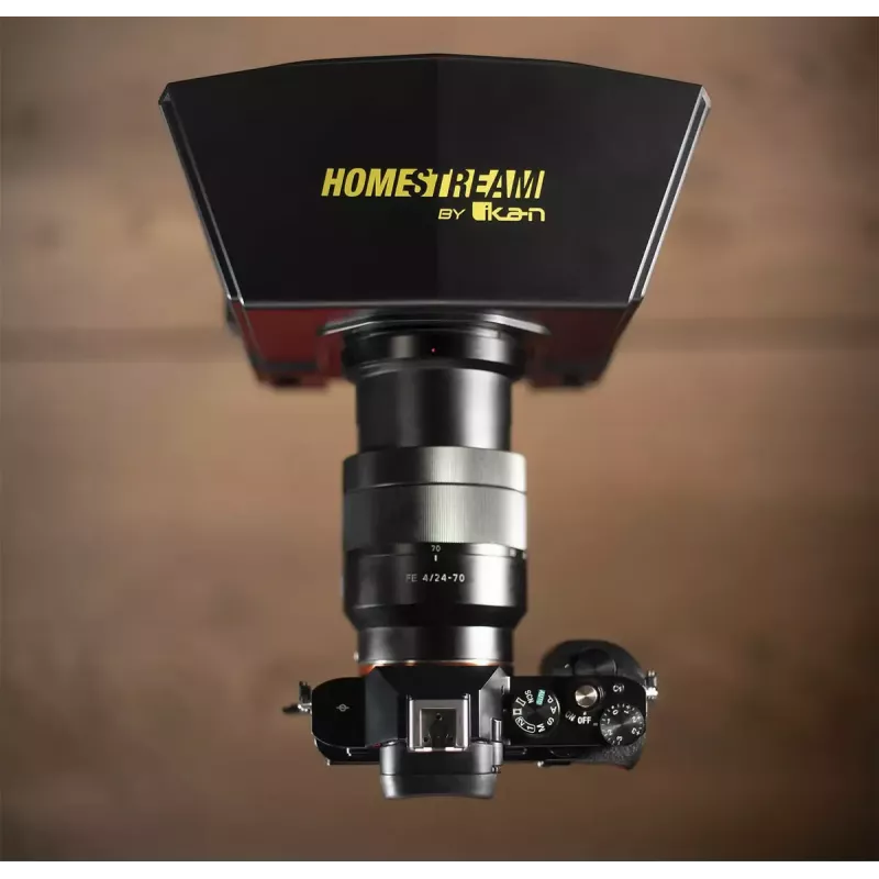Teleprompteris su žiedine šviesa Ikan HomeStream HS-PROMPTER-RL