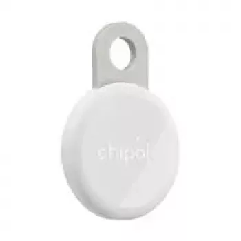 Bluetooth sekimo įrenginys Chipolo LOOP CH-RSO001, baltas – raktų ir daiktų ieškiklis su keičiama baterija
