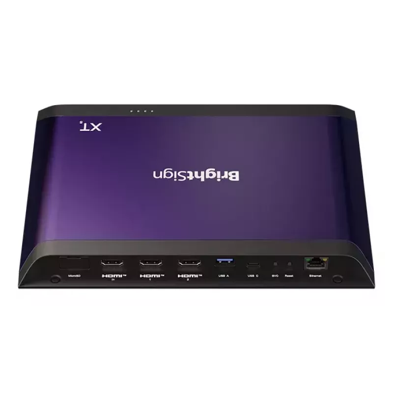 Skaitmeninis medijos grotuvas BrightSign XT1145 8K Ultra HD juodai violetinis