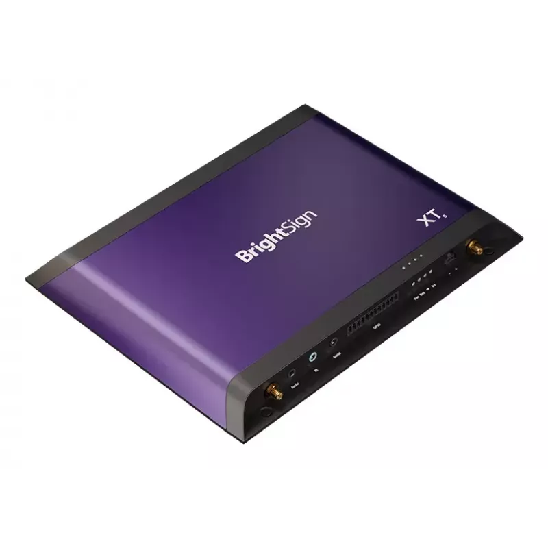 Skaitmeninis medijos grotuvas BrightSign XT1145 8K Ultra HD juodai violetinis