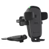 iOttie Easy One Touch 2 belaidis greitasis telefono įkroviklis automobiliui, juodas