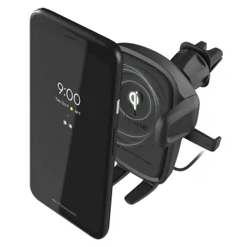 iOttie Easy One Touch 2 belaidis greitasis telefono įkroviklis automobiliui, juodas