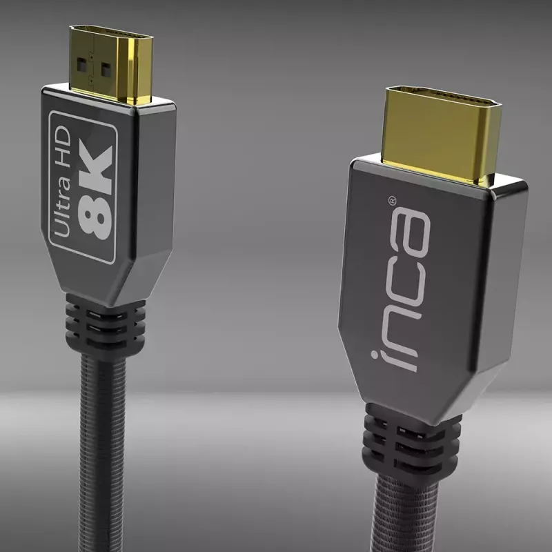 Inca IHD-21 HDMI kabelis 2 m HDMI Type A 3 x HDMI Type A Juodas