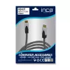 HDMI kabelis Inca IHD-03T 3 m HDMI A tipo kištukas-kištukas pilkas