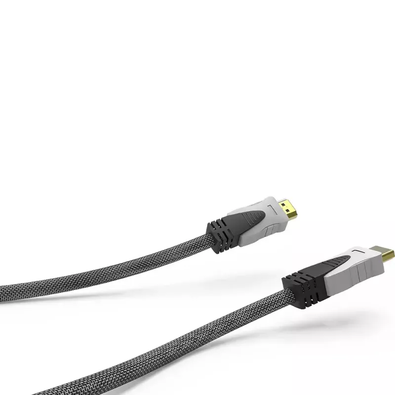 HDMI kabelis Inca IHD-03T 3 m HDMI A tipo kištukas-kištukas pilkas