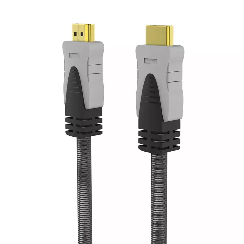 HDMI kabelis Inca IHD-03T 3 m HDMI A tipo kištukas-kištukas pilkas