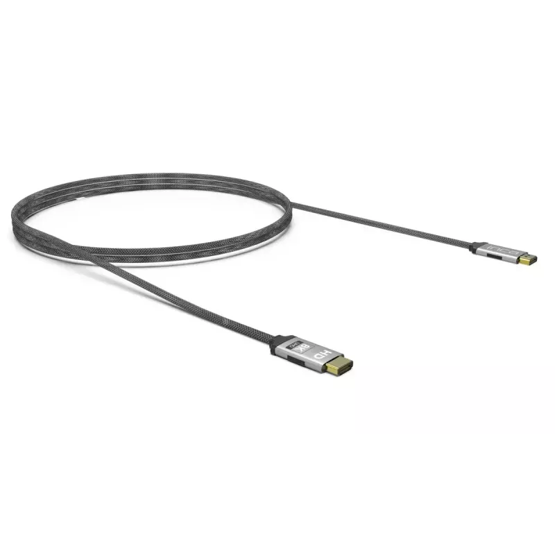 HDMI kabelis Inca IHM-03T 3 m HDMI A tipo kištukas-kištukas 2.1 pilkas