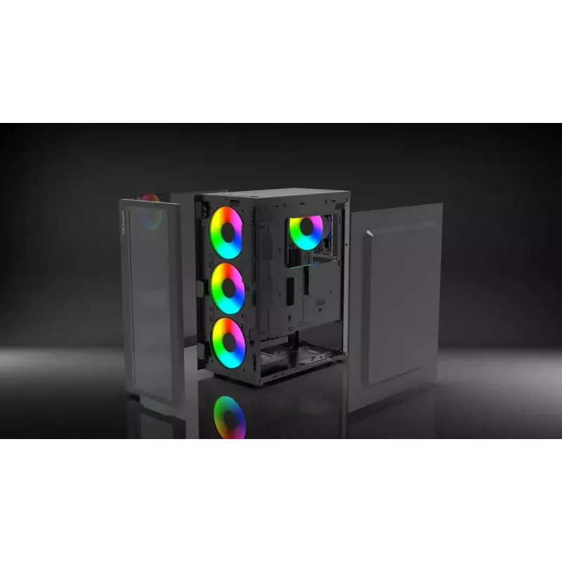 PC korpusas Inca EMG-15XN Midi Tower juodas