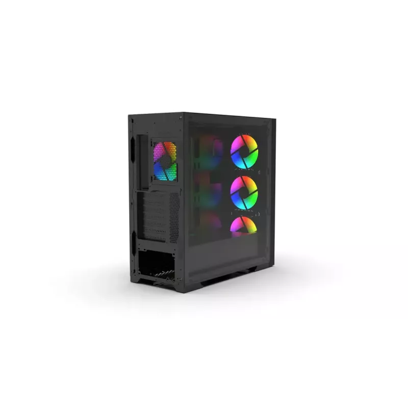 PC korpusas Inca EMG-15XB Midi Tower juodas