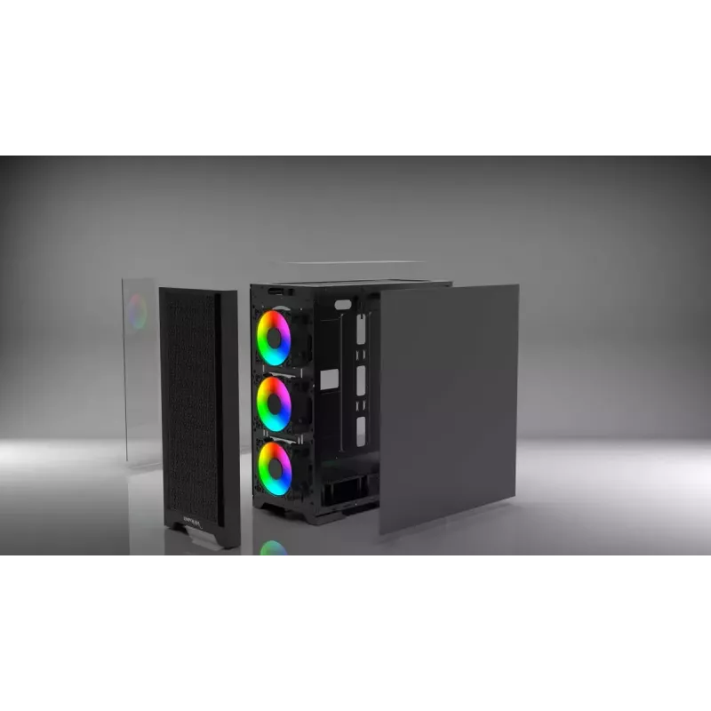 PC korpusas Inca EMG-15XB Midi Tower juodas