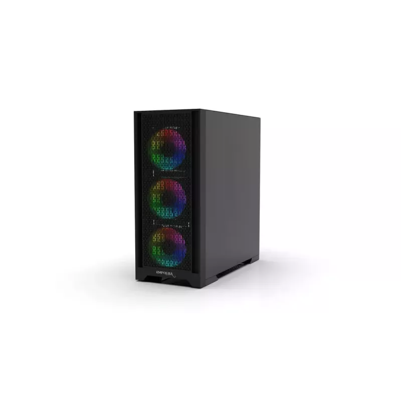 PC korpusas Inca EMG-15XB Midi Tower juodas