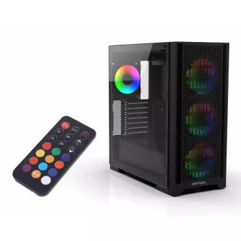 PC korpusas Inca EMG-15XB Midi Tower juodas