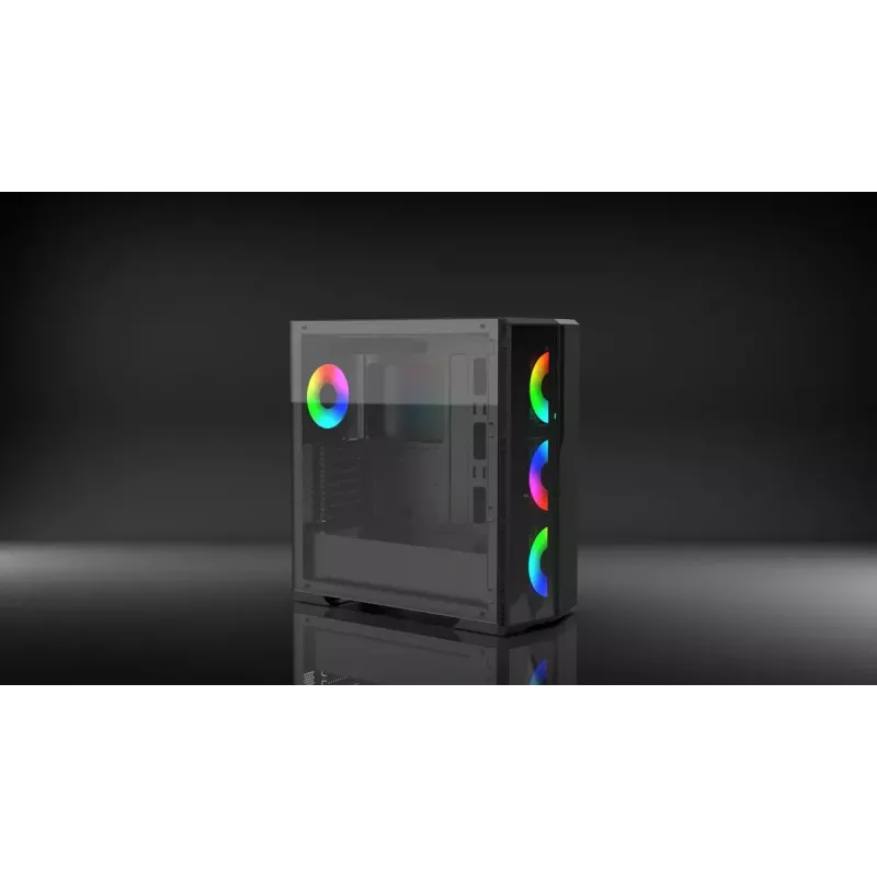 PC korpusas Inca EMG-17XN Midi Tower juodas