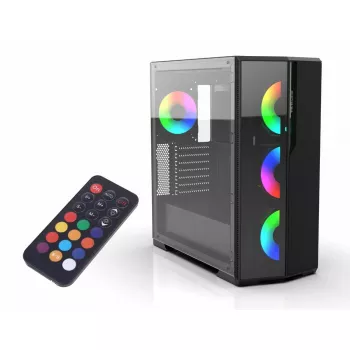 PC korpusas Inca EMG-17XN Midi Tower juodas