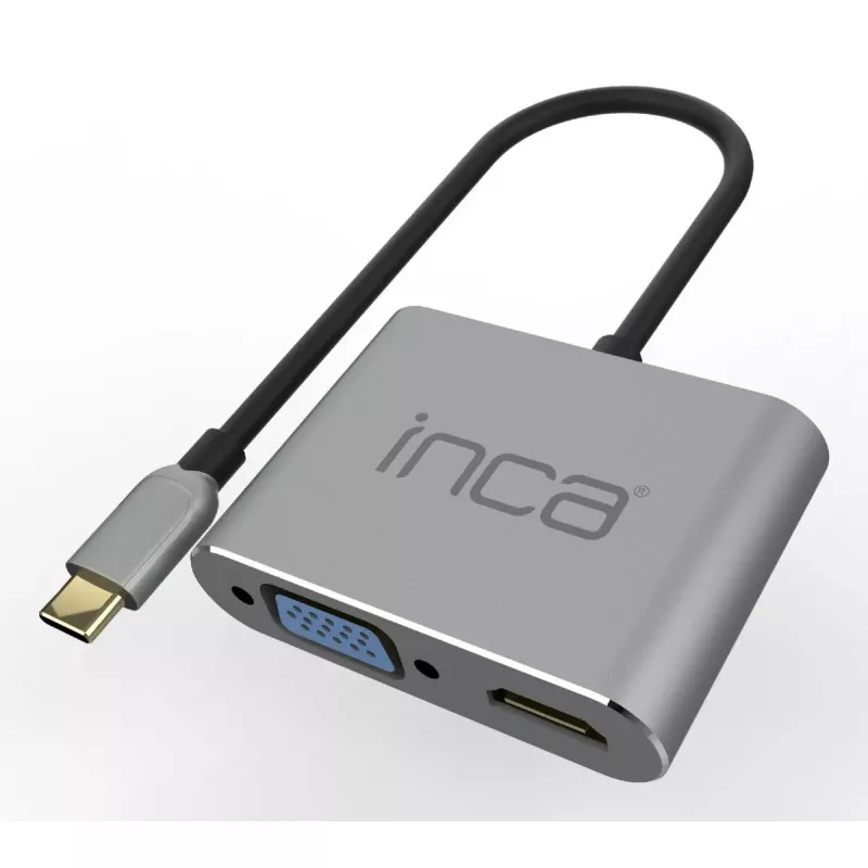 Inca ITPC-06TX USB Type-C sąsajų centras, 5000 Mbit/s, pilka