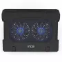 Aušinimo padėklas nešiojamam kompiuteriui Inca INC-321RX 43,2 cm 2 ventiliatoriai Juodas