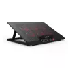 Aušinimo padėklas nešiojamam kompiuteriui Inca INC-601GMS 43,2 cm 6 ventiliatoriai USB Juodas