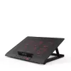Aušinimo padėklas nešiojamam kompiuteriui Inca INC-601GMS 43,2 cm 6 ventiliatoriai USB Juodas