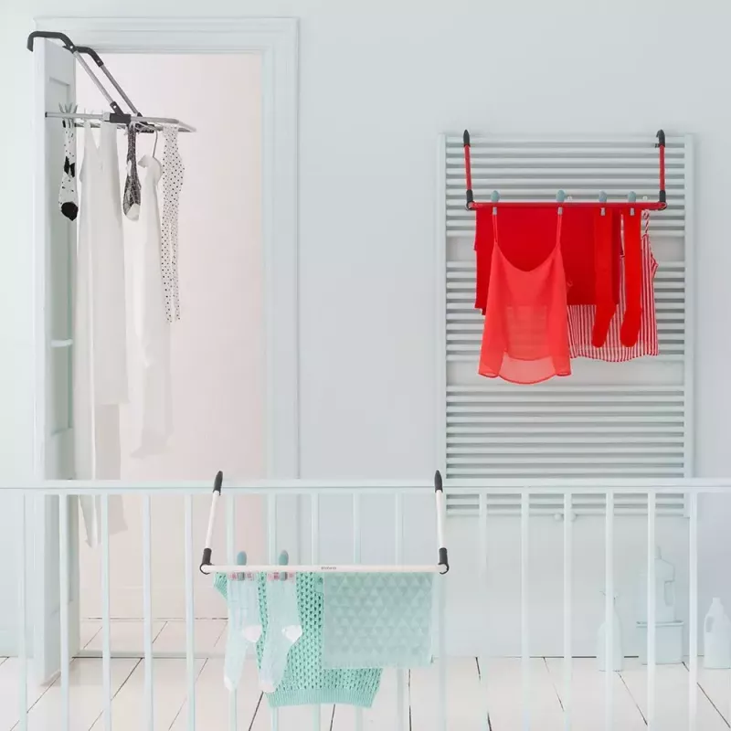 Sausintuvas su segtukais Brabantia 102769 Juoda Sidabrinė 710 mm