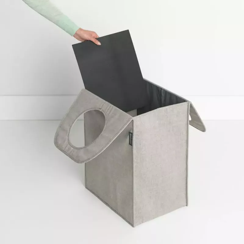 Skalbinų krepšys Brabantia 120367 55L stačiakampis pilkas