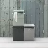 Krepšys skalbiniams Brabantia 120442 35L stačiakampis juodas