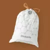 Šiukšlių maišai BRABANTIA 12 L balti, pakuotė 40 vnt. (modelis 138041) plastikiniai įdėklai 490×357 mm