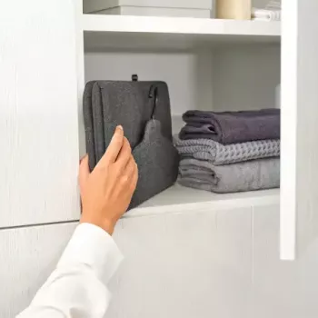 Brabantia sulankstoma garų lenta 40 x 85 cm juoda