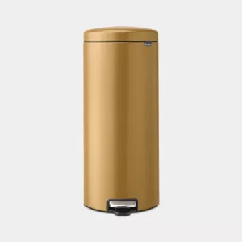 Brabantia 238765 šiukšlių kibiras Round Steel Gold, 30 l, auksinis